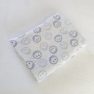 Modern Baby Smiley Face Swaddle Blanket